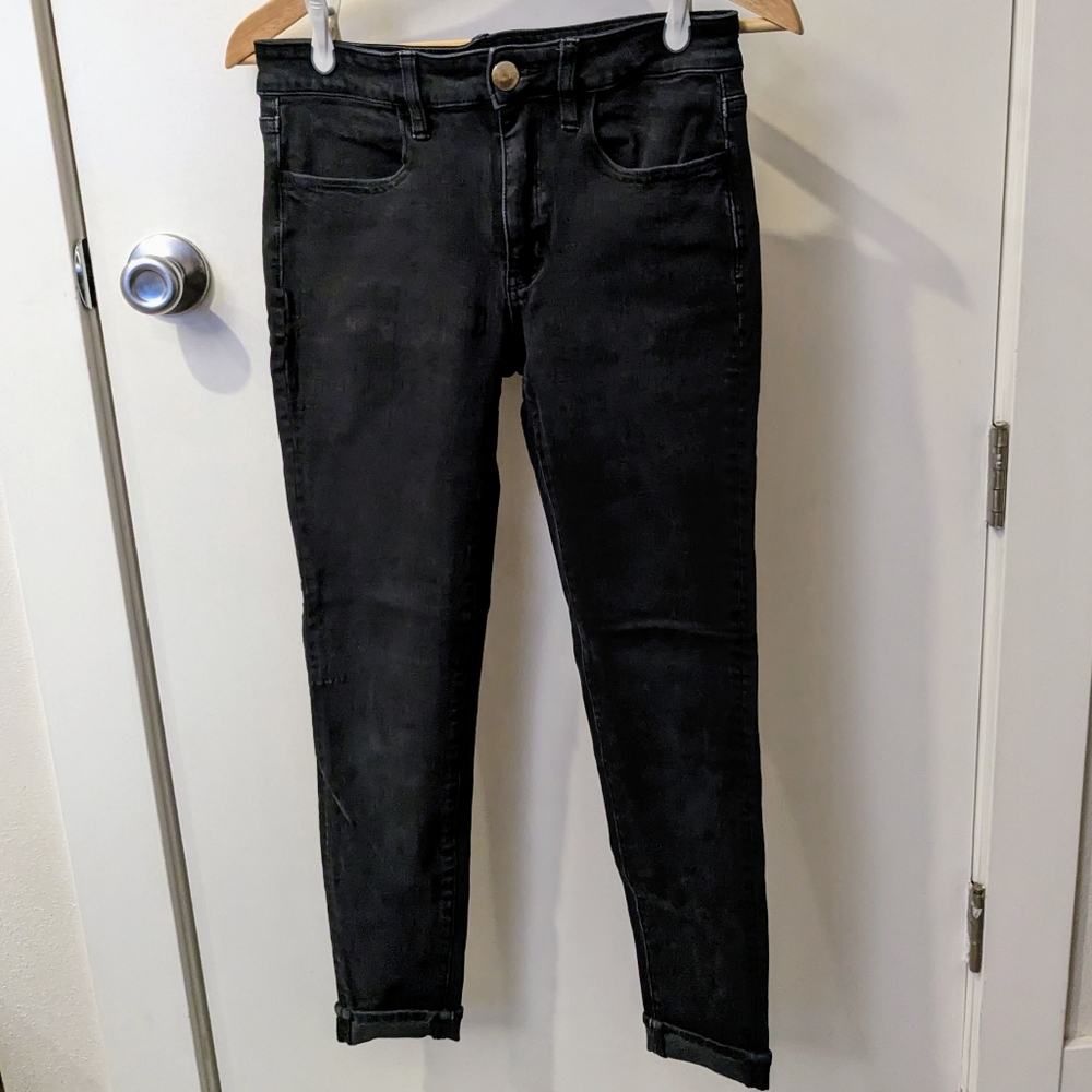 American Eagle Hi-Rise Jeggings - Black